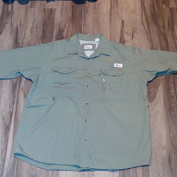 Men's World Wide Sportman Button Down Short Sleeve Shirt Size 2XL - Picture 1 of 9